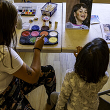 Face-painting